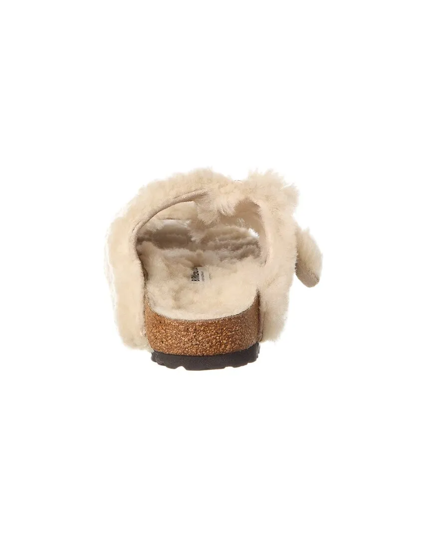 Birkenstock Arizona Big Buckle Schmales Shearling Sandale