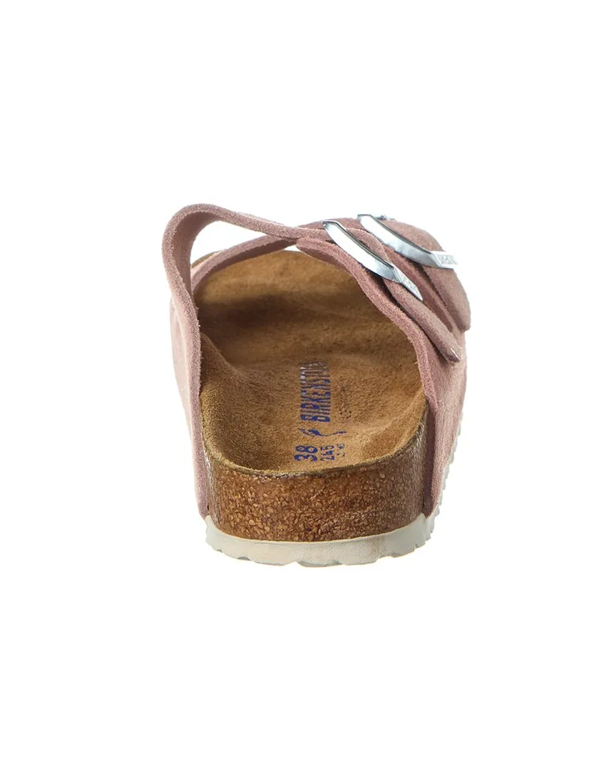 Birkenstock Arizona BS Schmal geschnittener Wildleder-Sandal