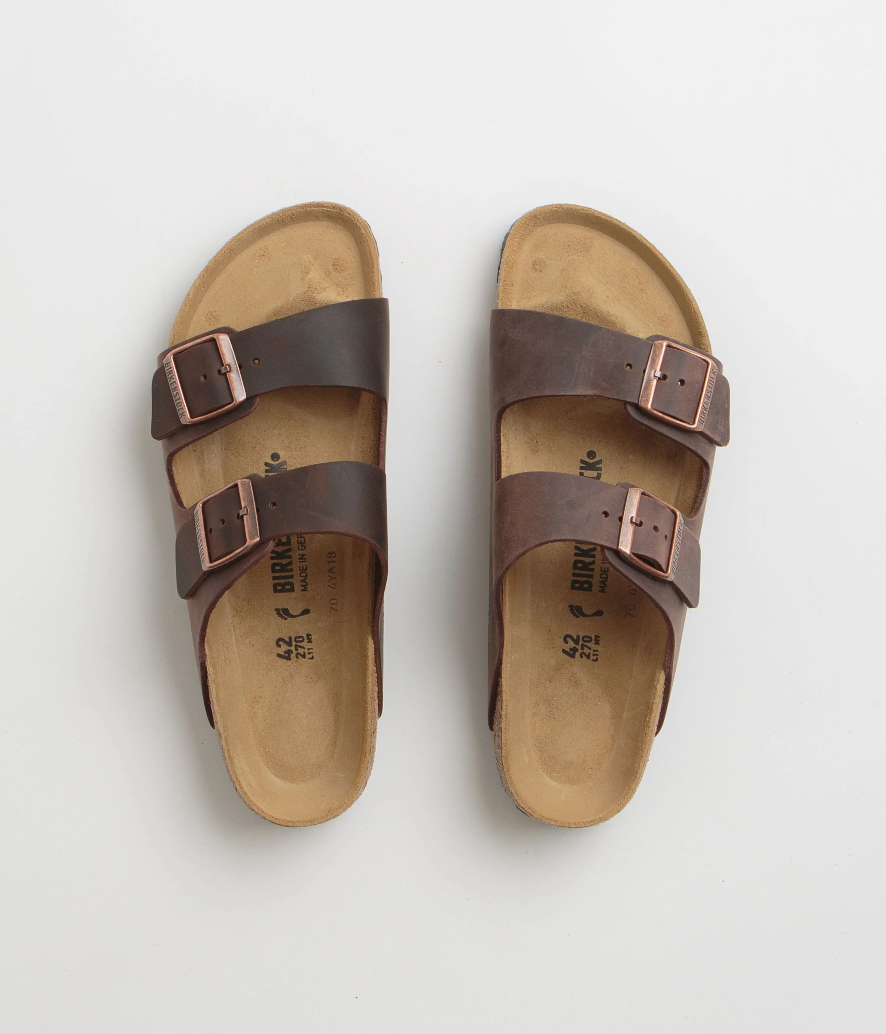 Birkenstock Arizona BS Schmale Sandalen - Habana Birkenstock Schuhe
