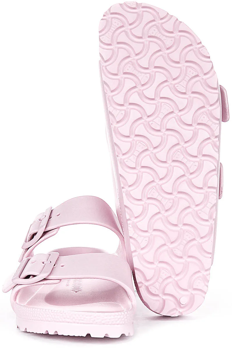 Birkenstock Arizona Eva in Rosa | Schmal geschnittene Sandalen Birkenstock