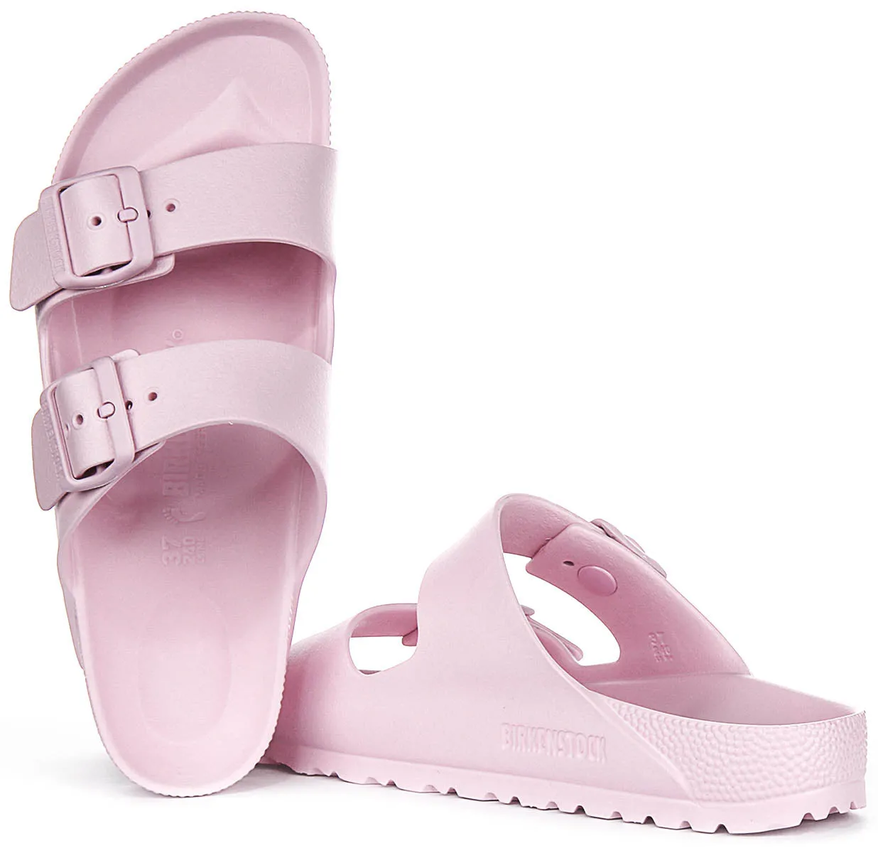 Birkenstock Arizona Eva in Rosa | Schmal geschnittene Sandalen Birkenstock