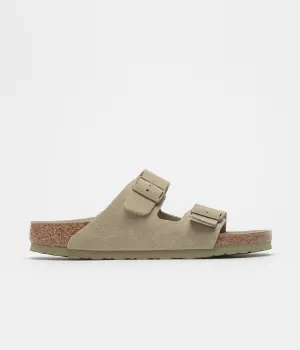 Birkenstock Arizona SFB Sandalen in schmaler Passform - Verblasstes Khaki Birkenstock Schuhe