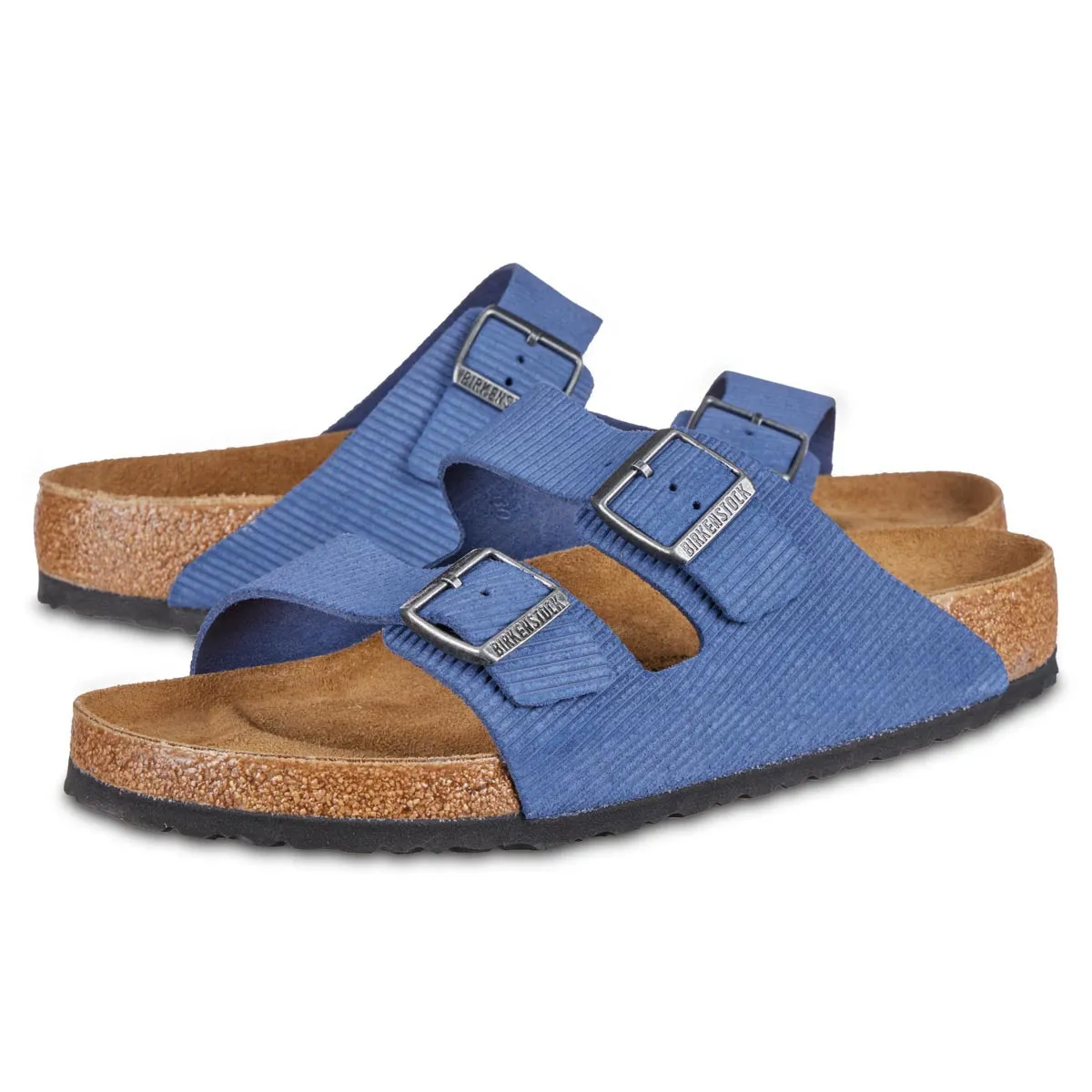 Birkenstock Arizona Wildleder Sandalen mit Prägung