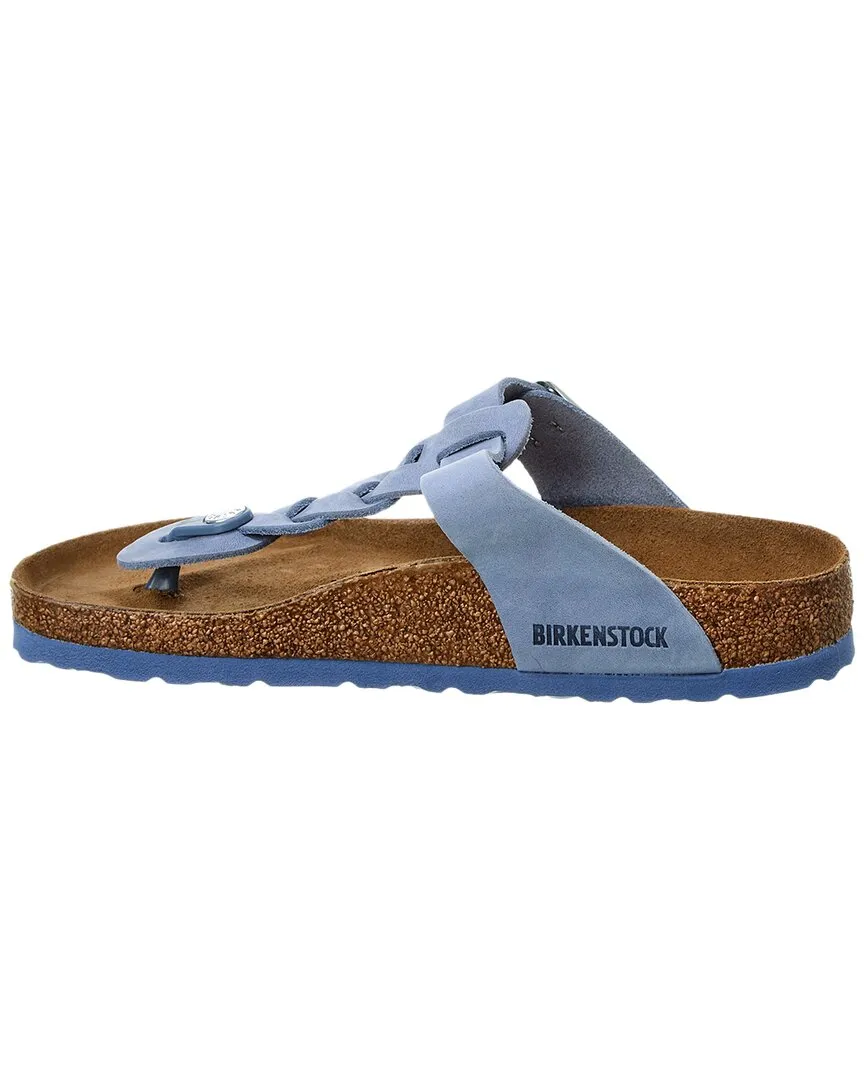 Birkenstock Gizeh Geflochtener Wachsleder-Sandalette