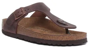 Birkenstock Gizeh in Dunkelbraun | Schmale Passform Schuhe Birkenstock