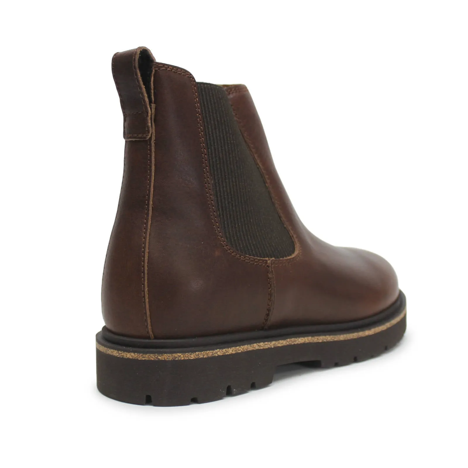 Birkenstock Highwood Slip On Mid Chelsea-Stiefel für Damen in Naturleder