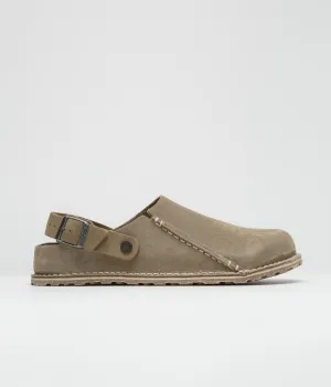 Birkenstock Lutry Premium Wildleder Sandalen - Grau Taupe Birkenstock Schuhe