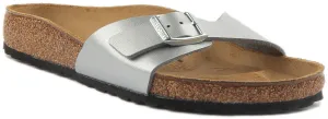 Birkenstock Madrid Sandalen in Silber | Regular Fit Schuhe Birkenstock