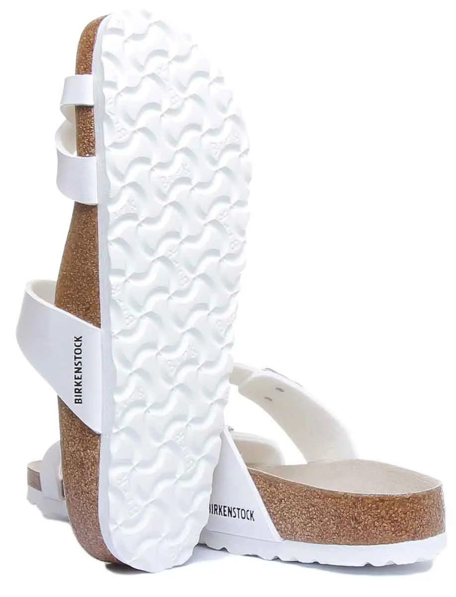 Birkenstock Mayari in Weiß | Schmal geschnittene Sandalen Birkenstock