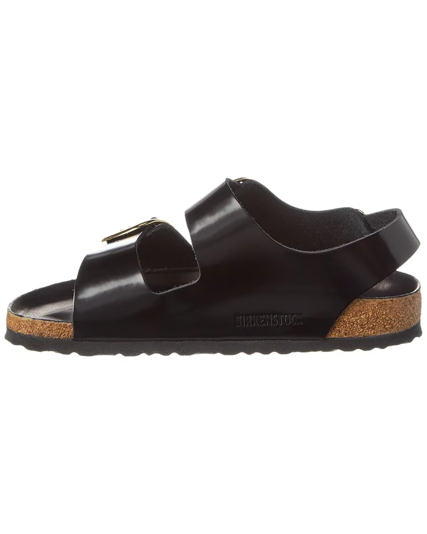 Birkenstock Milano Big Buckle Schmales Leder-Sandale