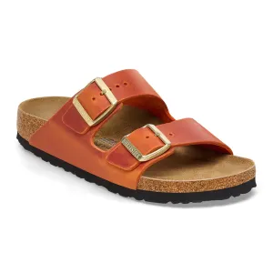 Birkenstock Sandalen Arizona Geöltes Leder Gebranntes Orange