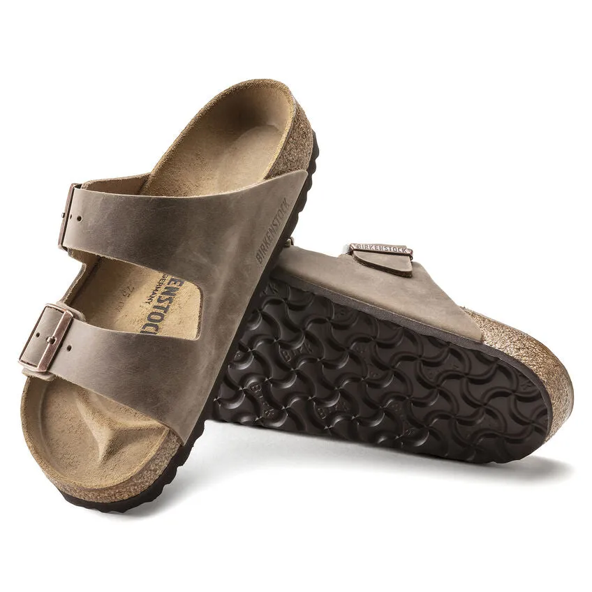 Birkenstock Sandalen Arizona Geölt Tabak