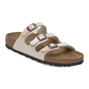 Birkenstock Schuhe Florida Anmutige Perlenweiß BF Regular