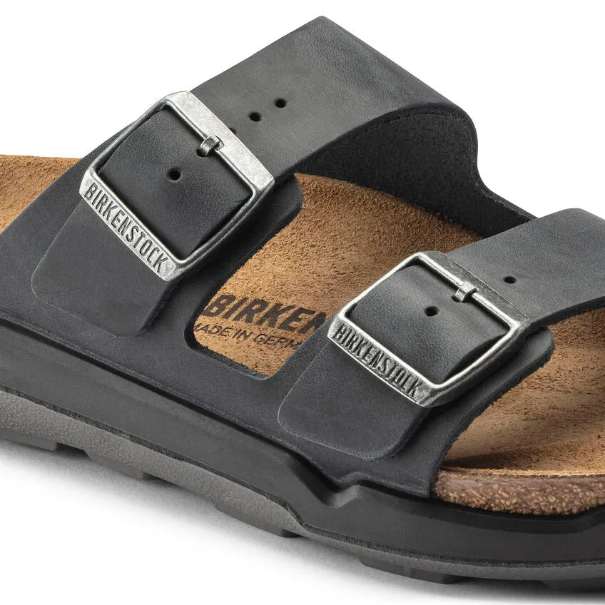 Birkenstock Sandalen Damen Arizona CT Robustes schwarzes Ölleder