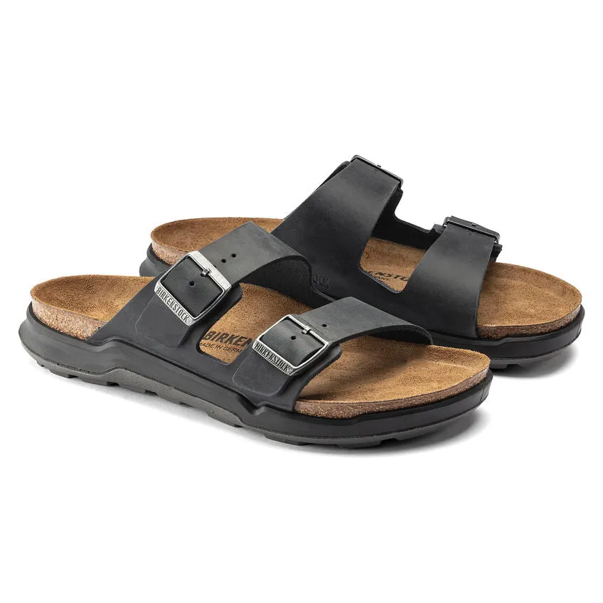 Birkenstock Sandalen Damen Arizona CT Robustes schwarzes Ölleder