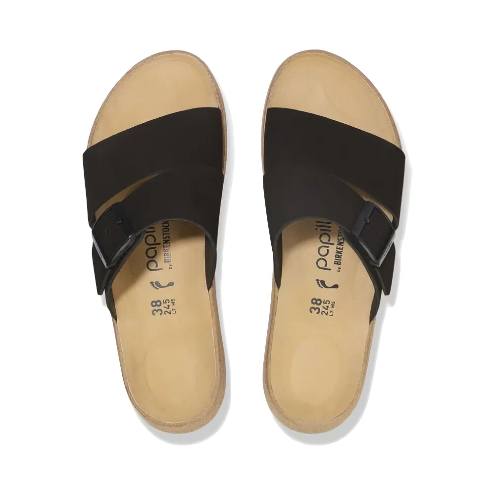 Birkenstock Damen Almina Schlappen-Sandalette in Schwarz