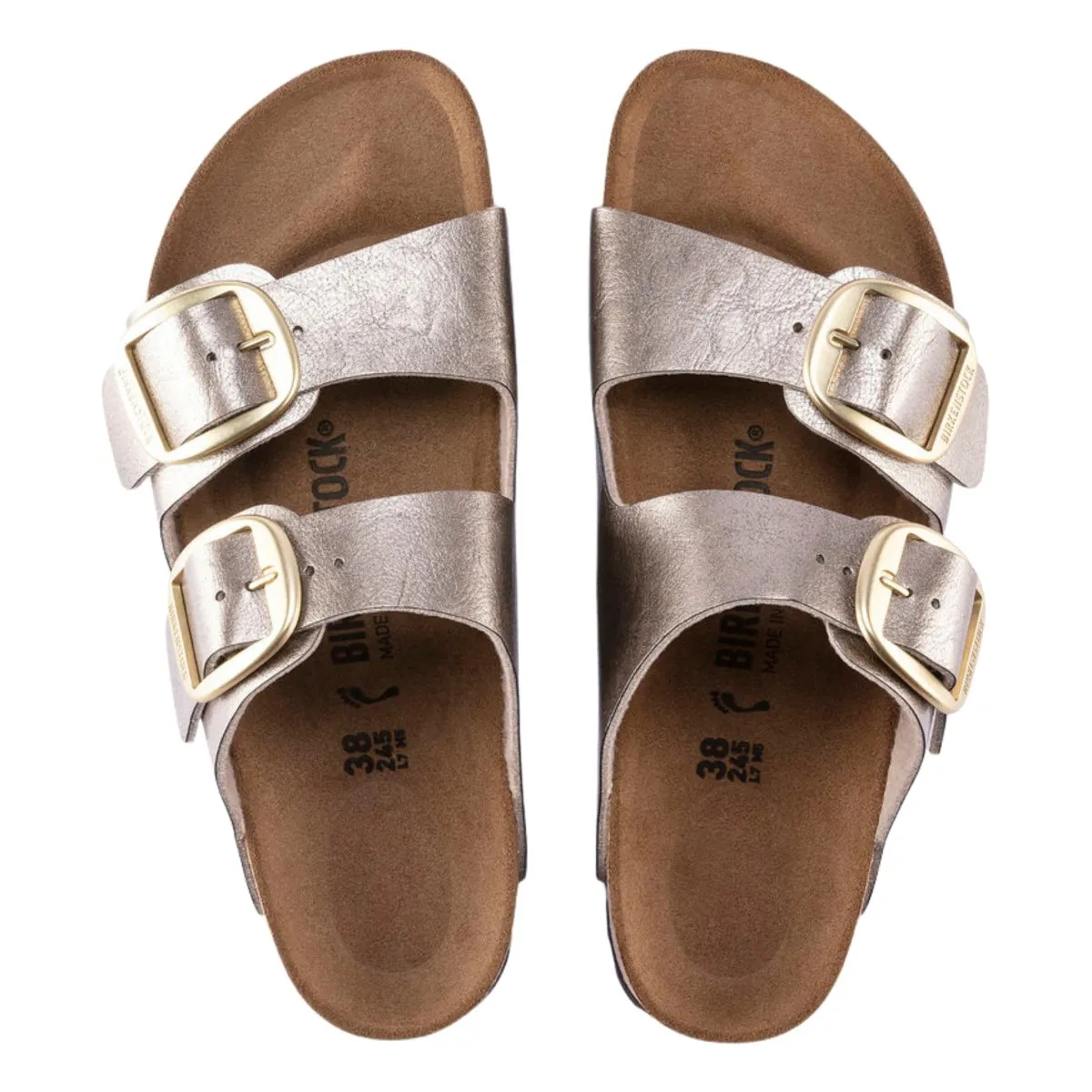 Birkenstock Damen Arizona Big Buckle Birko-Flor Anmutiges Taubenblau