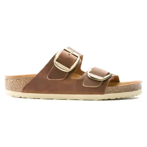 Birkenstock Damen Arizona Big Buckle Ölleder Cognac