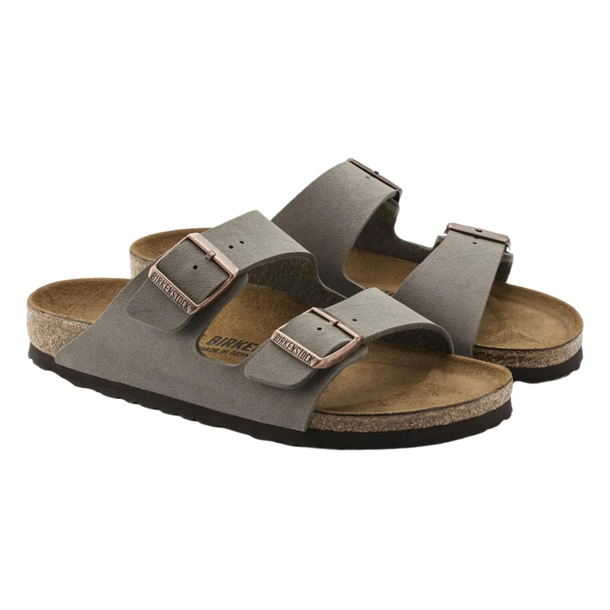 Birkenstock Damen Arizona Birkibuc Stone