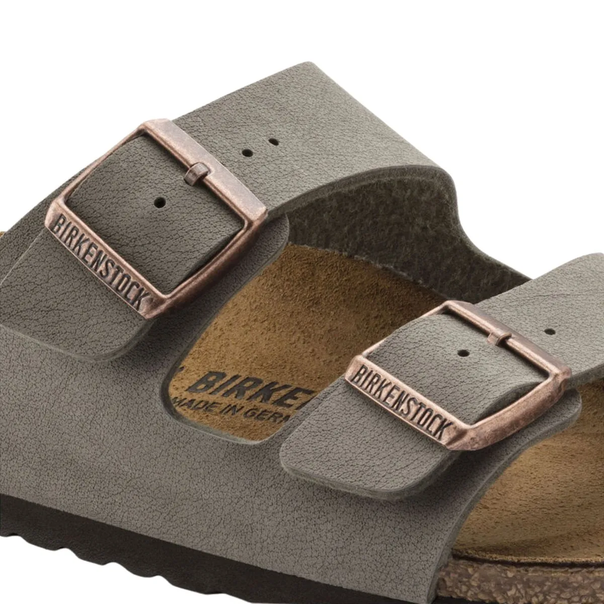 Birkenstock Damen Arizona Birkibuc Stone