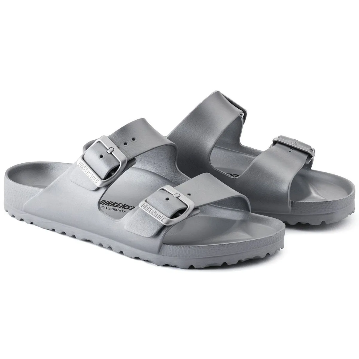 Birkenstock Damen Arizona EVA in Metallic-Silber