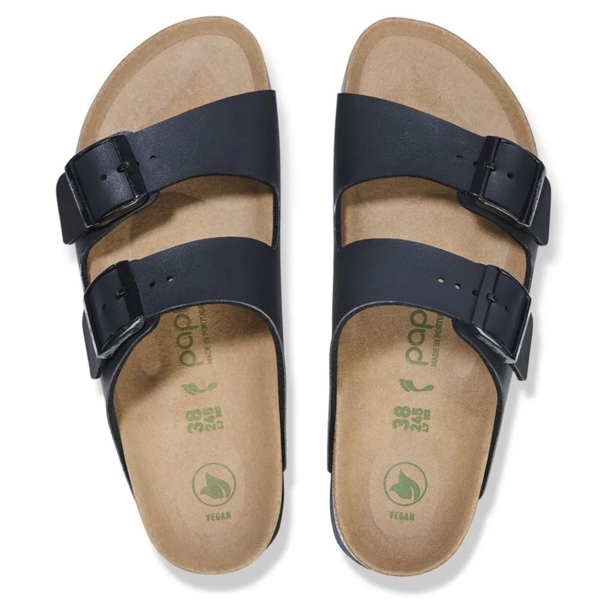 Birkenstock Damen Arizona Flex Platform Birko-Flor Schwarz