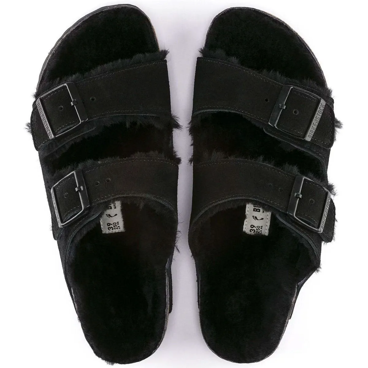 Birkenstock Damen Arizona Shearling Schwarz