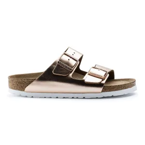 Birkenstock Damen Arizona Soft Footbed Kupfer Leder