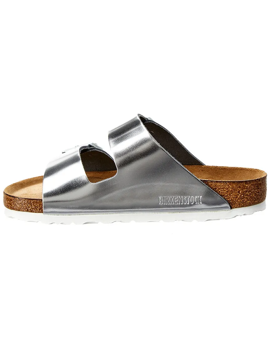 Birkenstock Damen Arizona Sandale mit weichem Fußbett aus Leder