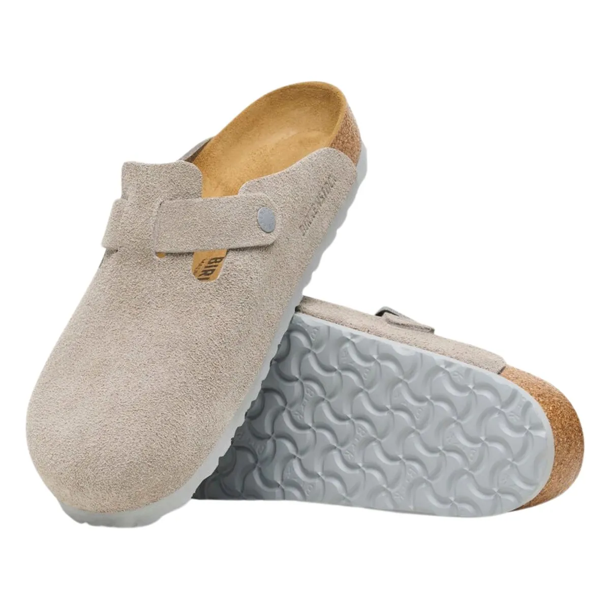 Birkenstock Damen Boston Stone Coin Wildleder