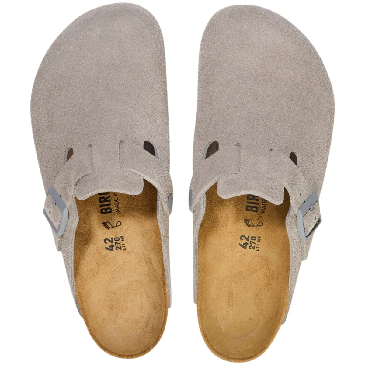 Birkenstock Damen Boston Stone Coin Wildleder