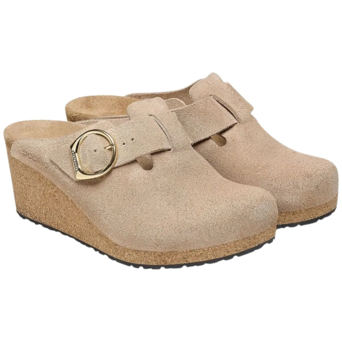Birkenstock Damen Fanny Warm Sand Wildleder Leder