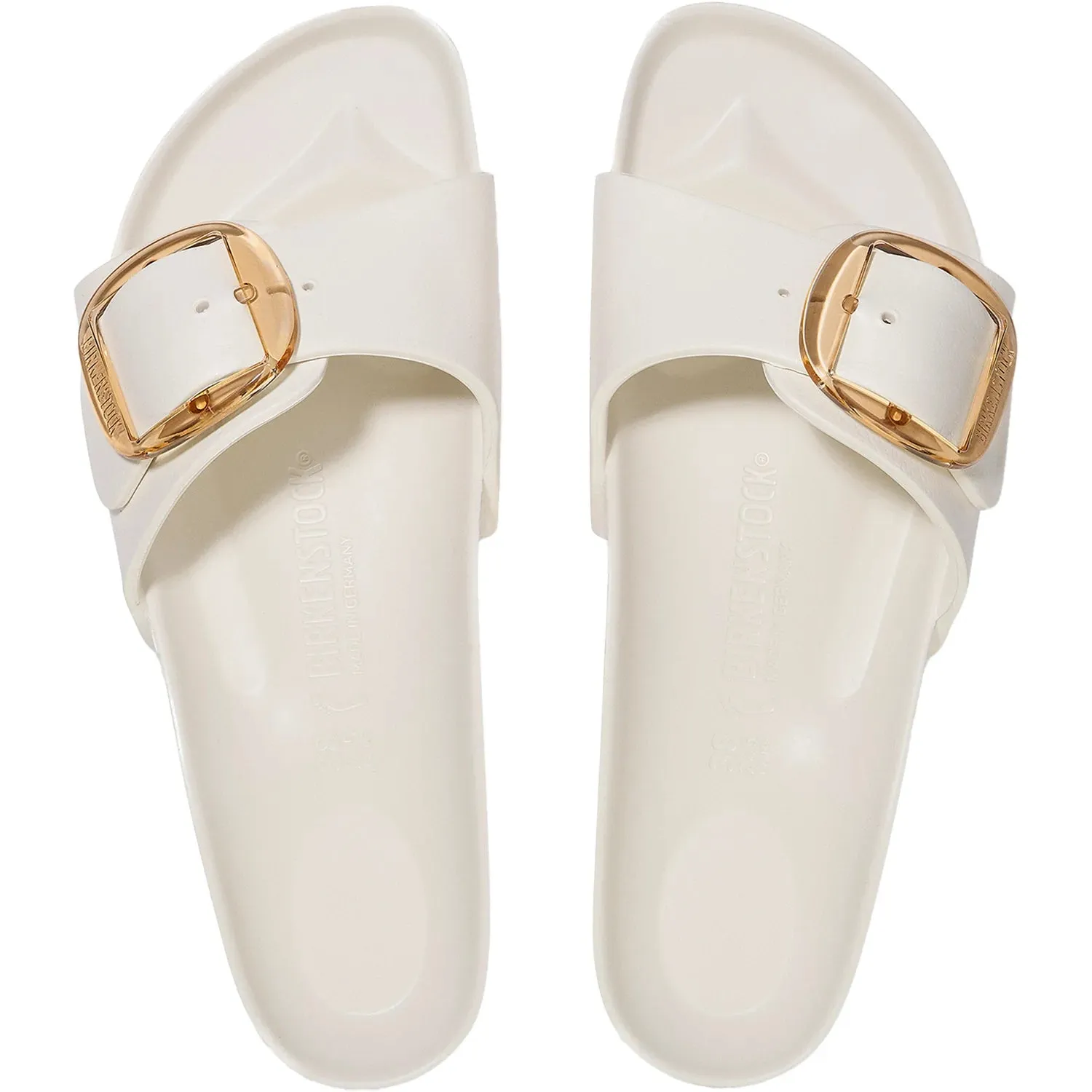 Birkenstock Damen Madrid Big Buckle EVA Sandale in Eierschale