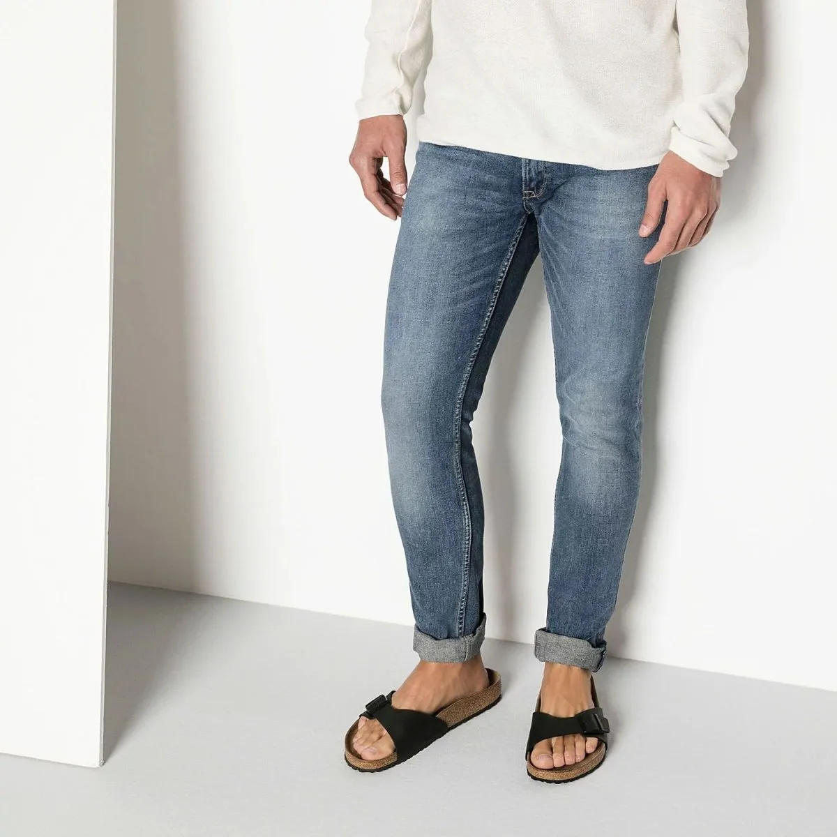 Birkenstock Damen Madrid Birko-Flor Schwarz