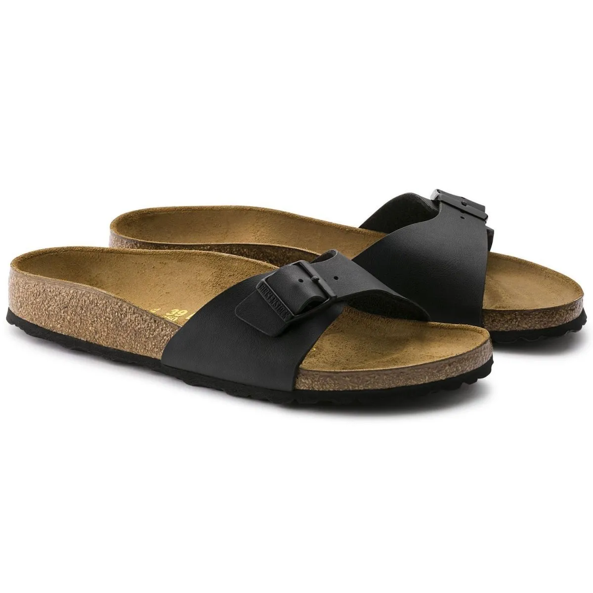 Birkenstock Damen Madrid Birko-Flor Schwarz