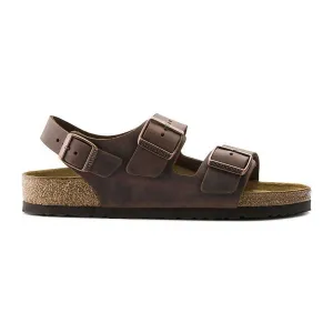 Birkenstock Damen Milano Habana Geöltes Leder