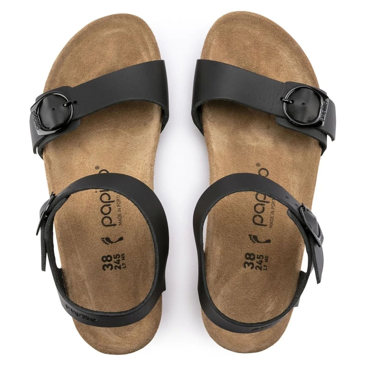 Birkenstock Damen Soley Schwarz Leder