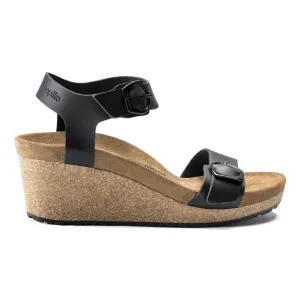 Birkenstock Damen Soley Schwarz Leder