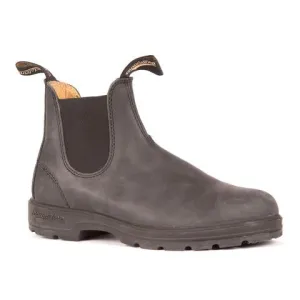 Blundstone 587 - Klassische rustikale schwarze Ausführung mit Lederfutter