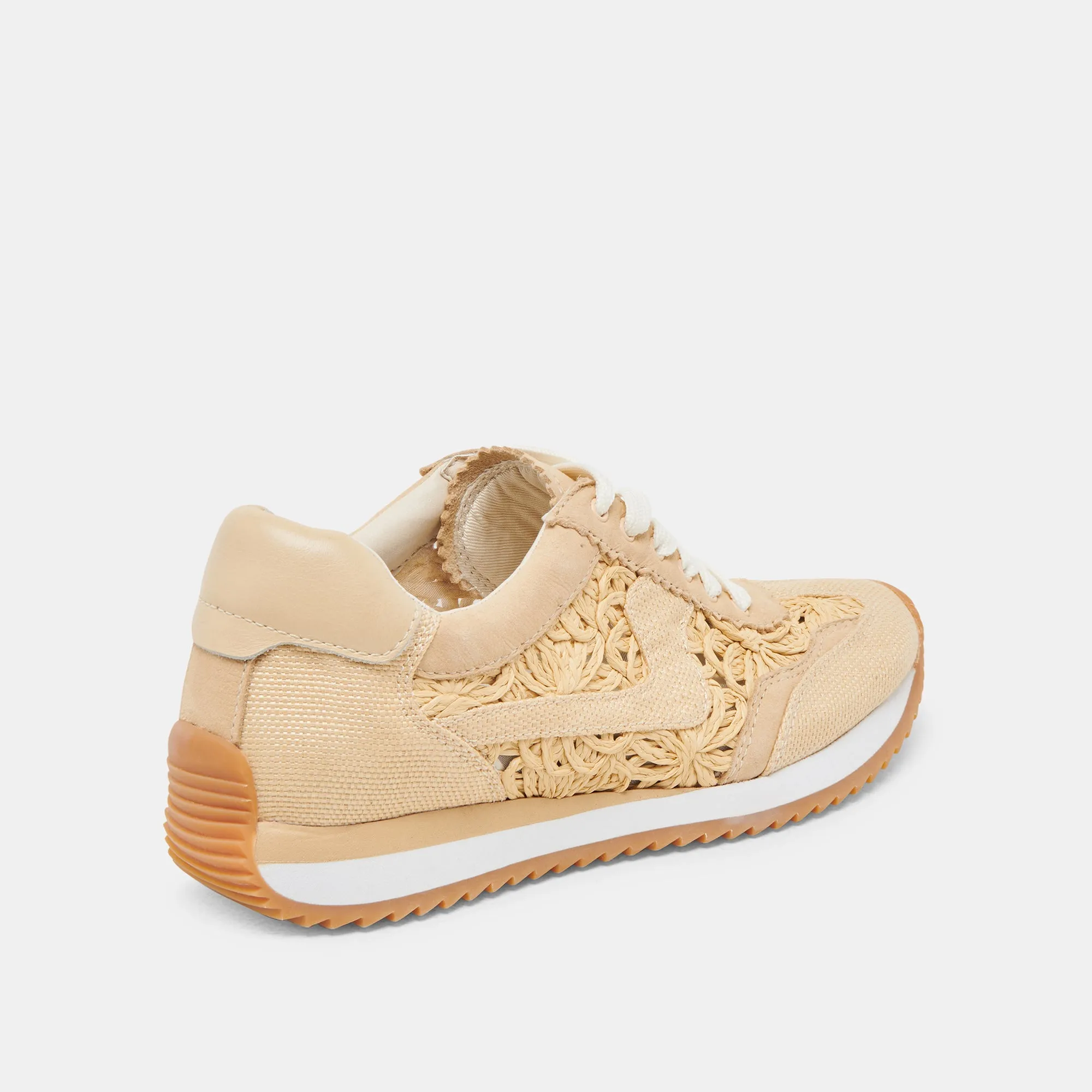 B.NTCD SNEAKERS LT NATUR MACRAMÉ