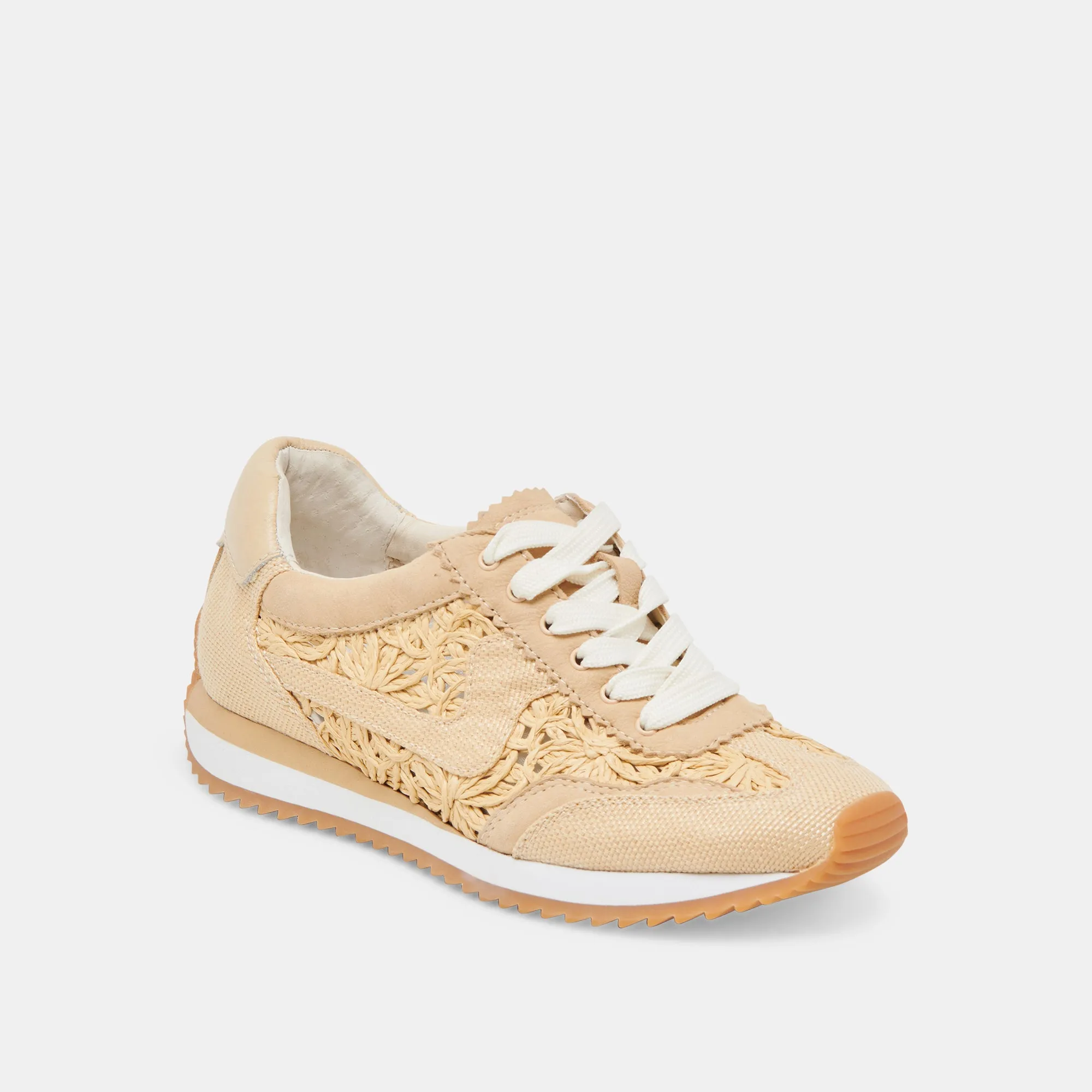 B.NTCD SNEAKERS LT NATUR MACRAMÉ