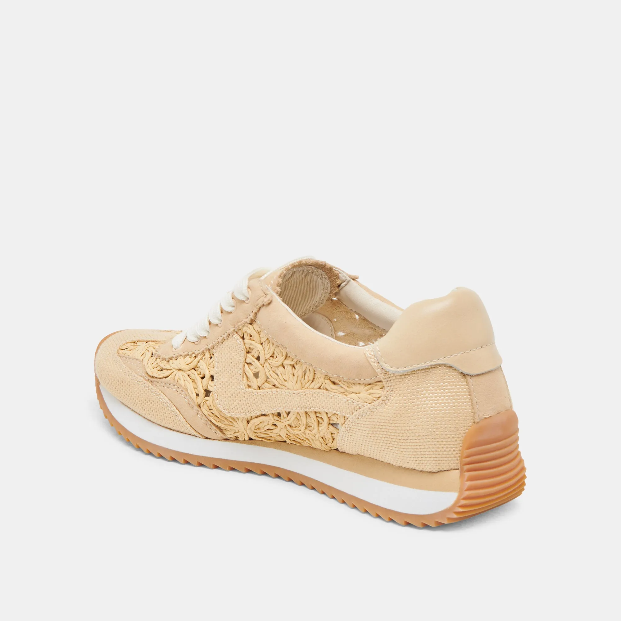 B.NTCD SNEAKERS LT NATUR MACRAMÉ
