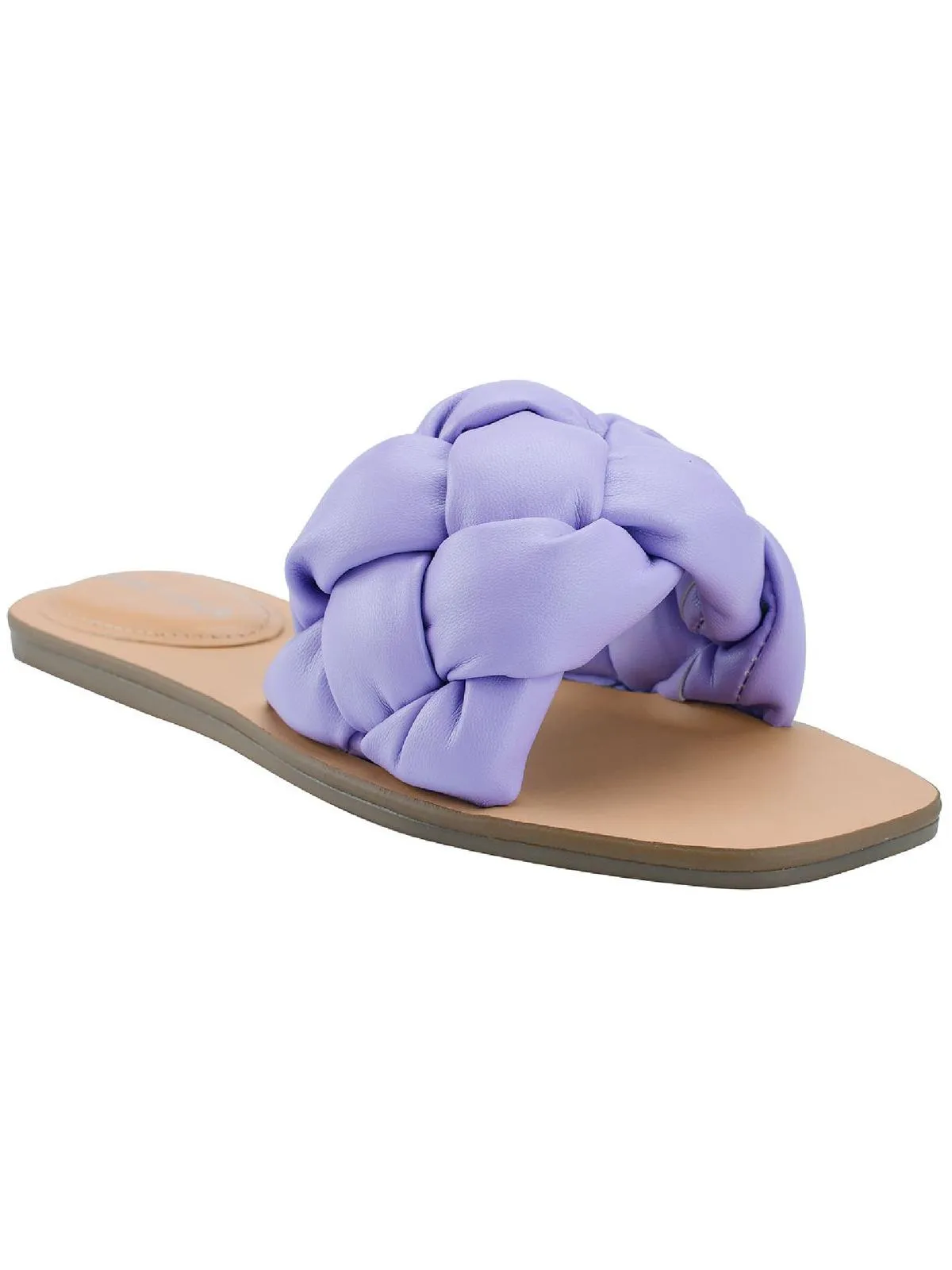 Bolier Damen Kunstleder Geflochtene Slide Sandalen ecco Schuhe