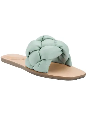 Bolier Damen Kunstleder Geflochtene Slide Sandalen ecco Schuhe
