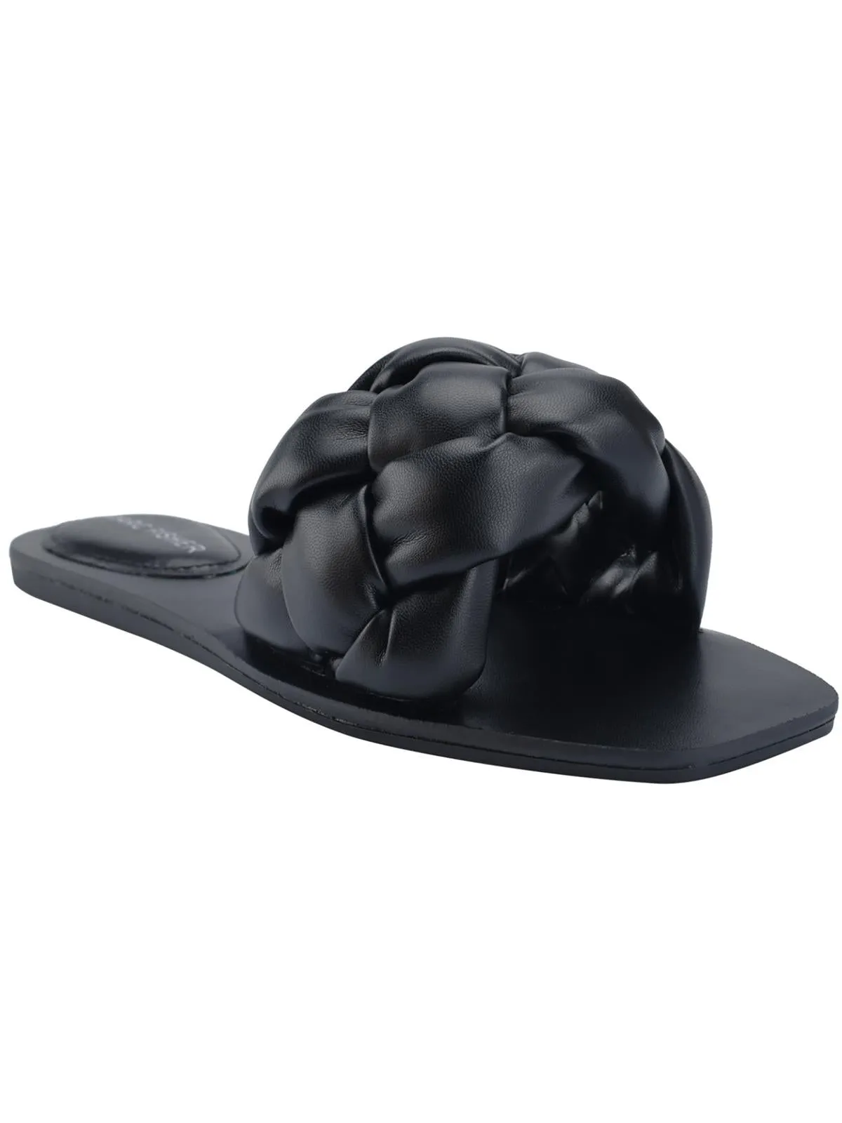 Bolier Damen Kunstleder Geflochtene Slide Sandalen ecco Schuhe
