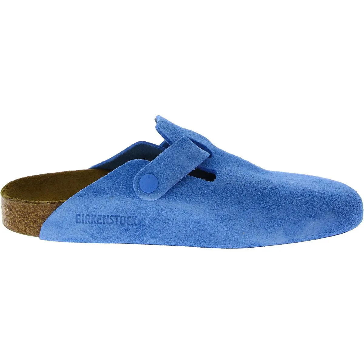 Boston BS Damen Leder Pantoffeln mit verstellbarem Riemen