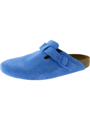 Boston BS Damen Leder Pantoffeln mit verstellbarem Riemen