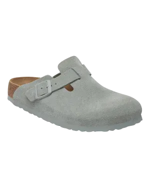 Boston Wildleder Sandalen in Reinem Salbei