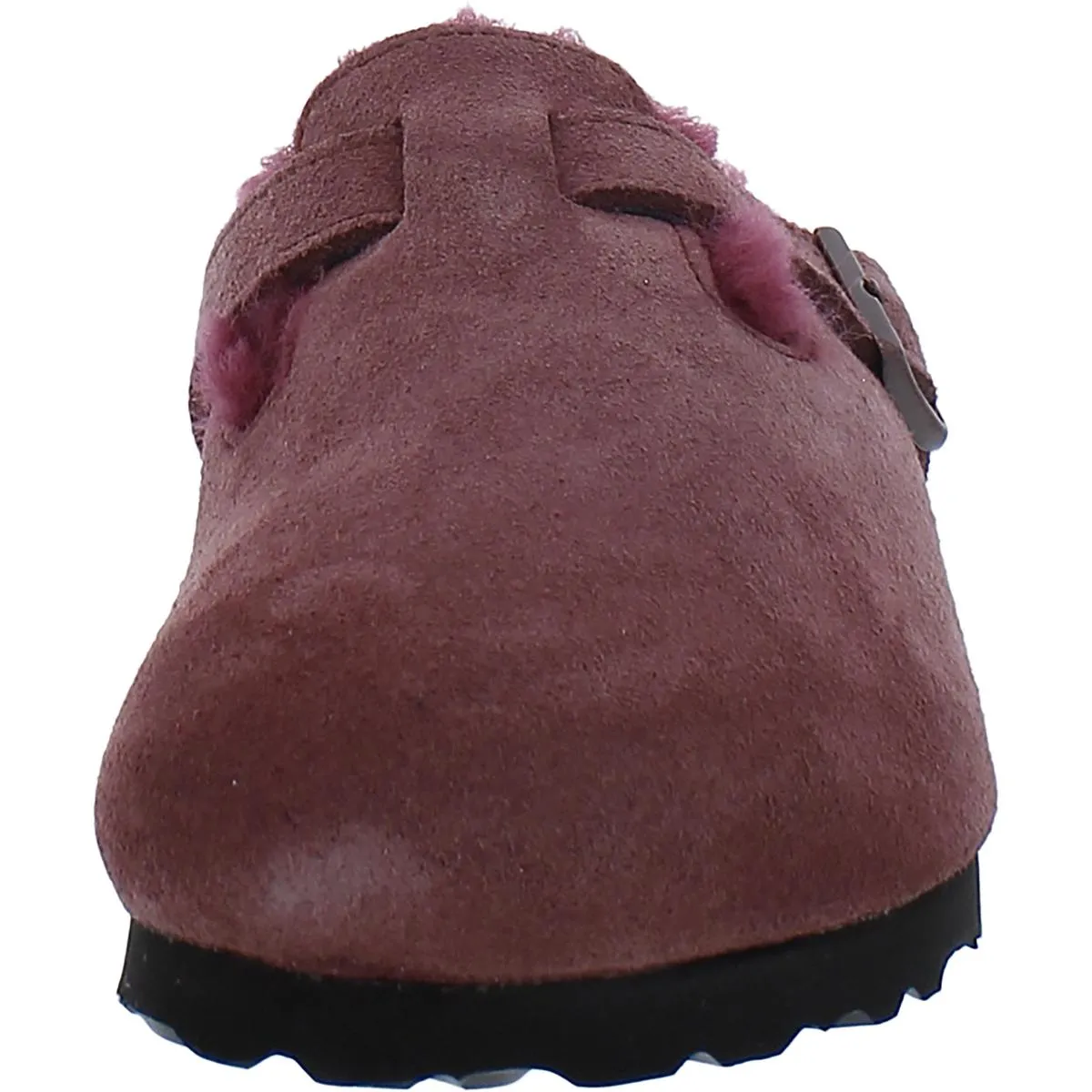 Boston VL Damen Wildleder Shearling Mule Sandalen