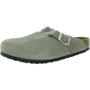 Boston Damen Leder Clogs